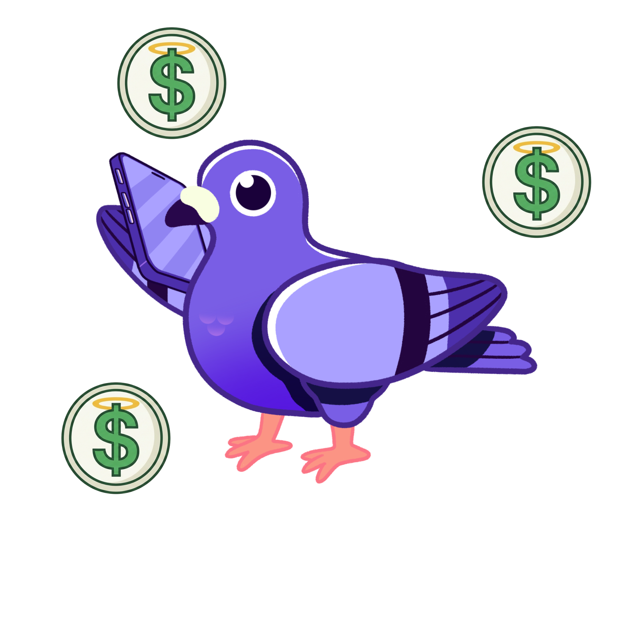 birb making money